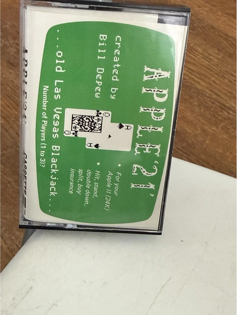 Vintage 1979 Apple II Softape Computer Software